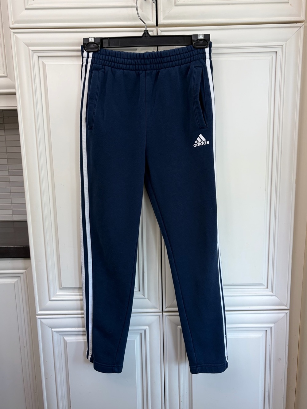 Adidas kids navy joggers